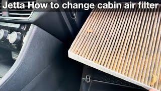 2018 - 2023 Volkswagen Jetta How to change cabin air filter