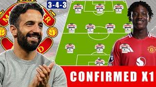 CONFIRMED LINEUP: Ipswich Town vs Man United  Strongest 3-4-3 Predicted XI | EPL 2024/25 ft.Mainoo