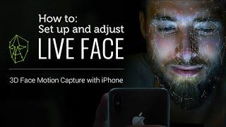 reallusion iclone 7 LIVE FACE connection, set up and basic use tutorial.