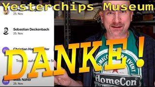 DANKE !!! - Stromrechnung ist bezahlt, dank EUCH !!! - Yesterchips Museum Haingrund