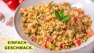 Schneller Couscous Salat (ohne Küche kochen )