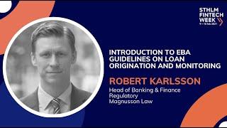 Keynote – Introduction to EBA Guidelines on loan origination and monitoring