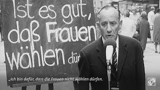 Frauen und wählen? In den 60er Jahren für einige Männer eine Provokation.