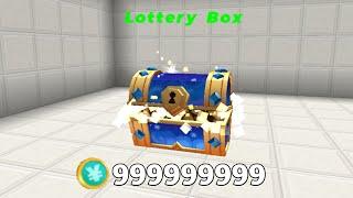 Making Money from Lottery Box in SkyBlock! (Blockman Go)