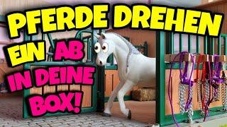 Schleich Pferde drehen ein Pferd ab in deine Box Video 