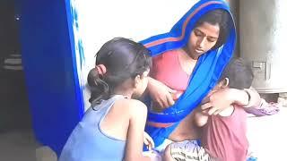 Breast feeding her baby's || Indian mom feeding milk #breastfeeding#cutebaby#viralvideo