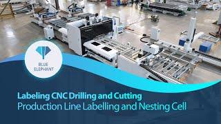 Intelligent Labeling CNC Drilling and Cutting Production Line at Affordable Price Sale in Peru PER