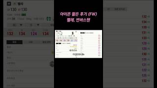 모든 아이콘 짧은 후기 (FW) 펠레, 반바스텐 #피파4