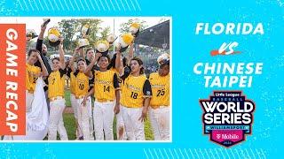 LLWS Championship Highlights: Chinese Taipei vs. Florida | Little League Baseball World Series