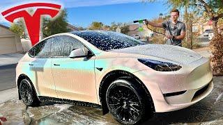 How to Wash Your Tesla The RIGHT (& Easy) Way