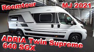 Adria Twin Supreme 640 SGX Wohnmobil Kastenwagen mit Hubbett DieselheizungUnsere Roomtour+Fazit