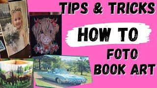 Fore Edge Foto Book Art - How to and tips to add the strips to the book