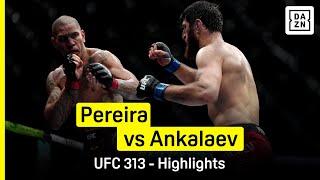 Alex Pereira vs Magomed Ankalaev | Highlights