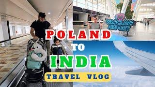 Traveling To India From Poland After Long Time | Travel Vlog | Chandni In Europe