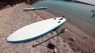 Trying out Nisos Yacht Charter’s new SUPs 2020