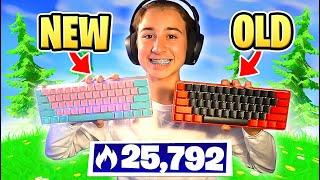 So I played Arena but with Clix's Old vs New Keyboard... (Which is better?)