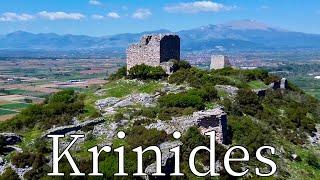 Krinides and Ancient Philippi, Kavala, Greece - by drone [4K]. #unesco