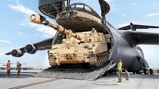 How US Air Force Transports Feared US Heaviest Armored Vehicles by Air