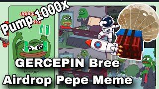 Gass Bree !!! Airdrop Pepe Meme Mantap Next Pump #airdrop #crypto #pepememe