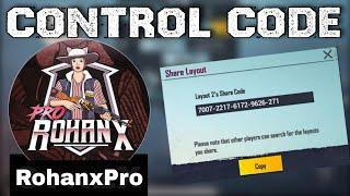 [NEW] ROHANXPRO Control Code || PUBG || YouTubeTIGER