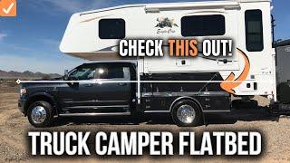 Truck Camper Flatbed Kit by StableCamper \\ Modular Flatbed System for Chassis Cab Trucks