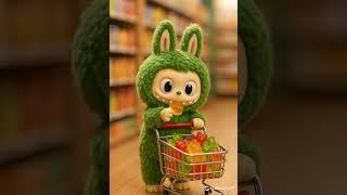 Labubu Bought the Entire Candy Aisle! #shorts