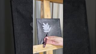 Let’s repaint an old canvas wd me | Texture painting | part 1 #diy #youtubeshorts #1minart