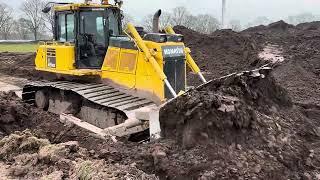 Komatsu D65PX-18EO Bulldozer working at Boss Machinery!