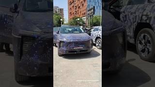 Exclusive! Mahindra 2025 All new XUV.e8 and XUV.e9 Coupe Electric SUV Spied Testing in Ahmedabad