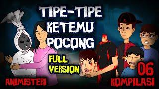 Animisteri Kompilasi 06 - Tipe Tipe Ketemu Pocong Full Version - Kartun Lucu Horor, Kartun Hantu