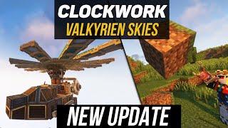 Valkyrien Skies Clockwork for Create mod. New update. Tutorial 1.18.2 - 1.20.1 (minecraft java)