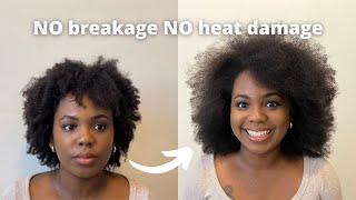 BLOW DRY ROUTINE before a HAIR APPOINTMENT (braids or wig install)