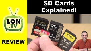 SD Cards Explained!  What do all of those symbols mean ? How to choose the right one for you.