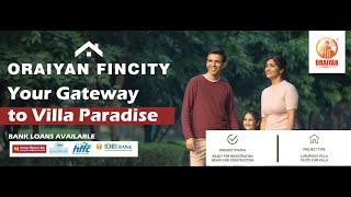 ORAIYAN FIN CITY | Best villa plot near Jigani Bangalore for sale