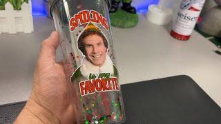 Spoontiques, Glitter Filled Acrylic Tumbler, 20 oz, Smiling is My Favorite