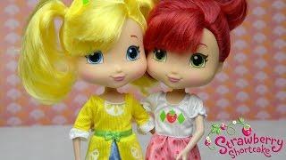 Stylin' Strawberry Shortcake Lemon Meringue Styling Doll Set Unboxing Review and Play - Kids Toys