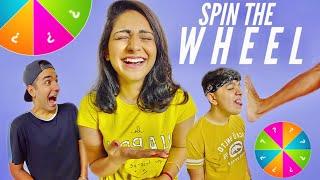 SPIN THE WHEEL CHALLENGE WITH BROTHER & SISTER | Rimorav Vlogs