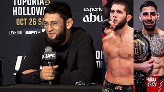 Khamzat Chimaev thoughts on Islam Makhachev vs. Ilia Topuria