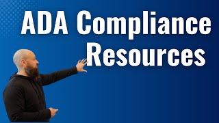 ADA Website Compliance Resources