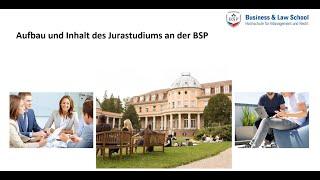 Aufbau und Inhalt des Jurastudiums an der BSP Business & Law School