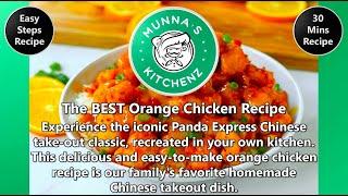 Chinese Orange Chicken Recipe | Orange Chicken Recipe | Orange Chicken | How to Make Orange Chicken