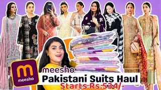  10 PAKISTANI SUITS From Meesho ️ || Festive wear and Wedding wears