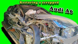 The master repaired the completely damaged Audi A6 and made a net profit of $10,000. How about you?