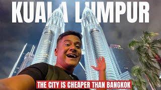 Kuala Lumpur is so Cheap! ATM Fees,Nightlife, Where to Stay, Veg Food | India To Malaysia Tour Hindi