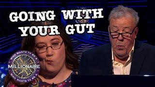 Jeremy Clarkson & The Contestant Go With Their Gut Feeling | Who Wants To Be A Millionaire