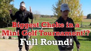 The BIGGEST CHOKE in a Mini Golf Tournament? | MUST WATCH!