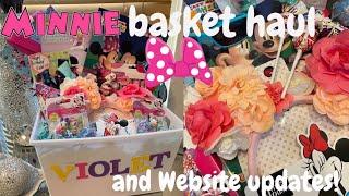 Gift basket haul | Minnie mouse haul | Gift basket tutorial