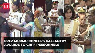 Gallantry Awards 2024: President Murmu honours brave soldiers with Kirti Chakra and Shaurya Chakra