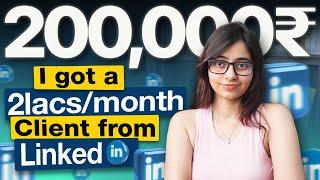 How to Grow on LinkedIn & get High-Paying Clients using LinkedIn| Saheli Chatterjee