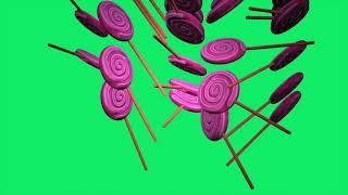 Lollipop Candy Green Screen Effect